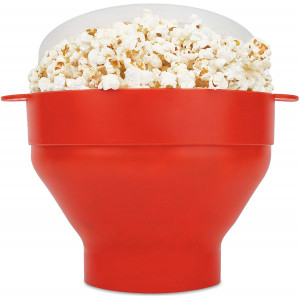 Popcorn Popper Maker Skål - Popcorn i Mikrobølgeovnen